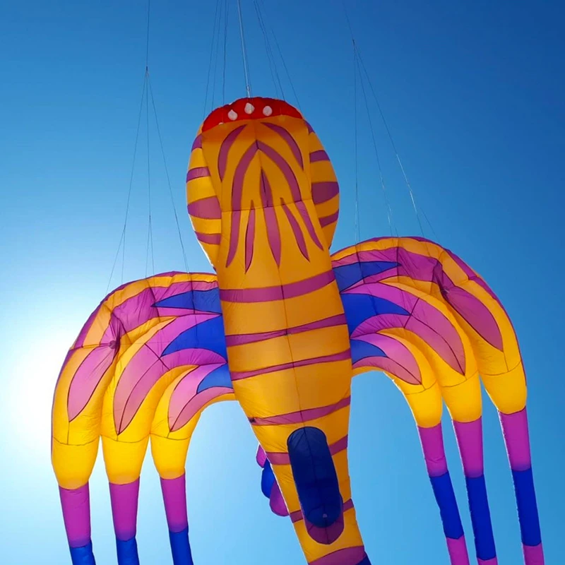 Nieuwe vliegershanger toont visvliegers vissende windzakken grote buitenspelletjes vliegers voor volwassenen gigantische professionele vliegers ultragrote vlieger