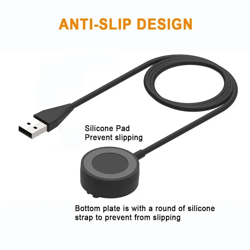 Cabo de carregamento usb para garmin vivoactive 3 4 4S/fenix 5 5x 6S 6x 7x 7s 7/venu sq estação de suporte de carregador de música data para 935