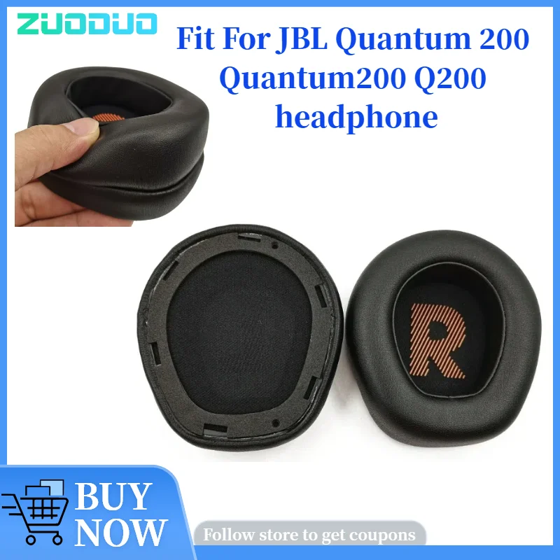 

Replacement Ear Pads Cushions for JBL Quantum 200 Quantum200 Q200 Headphone Soft Memory Foam Pads/Earpads