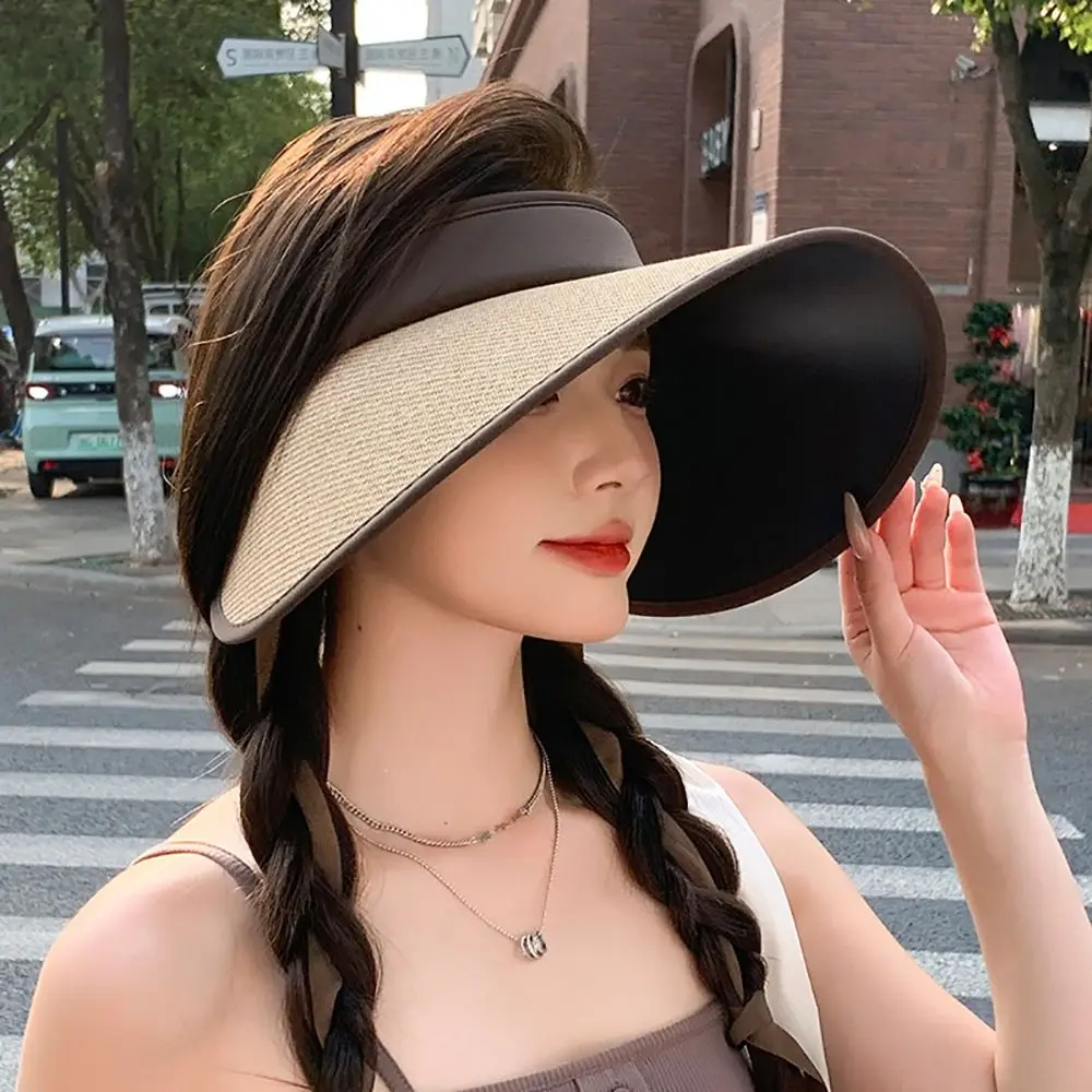 

Adjustable Fisherman Hat Fashion Foldable Wide Brim Bucket Cap Anti UV Panama Hat