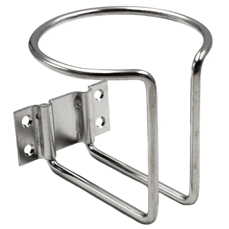 B93B-4Pcs Stainless Steel Holder: 2Pcs Boat Clamp On Fishing Rod Holder Rails 7/8 Inch To 1 Inch Tube Ship Rod Frame & 2Pcs Car