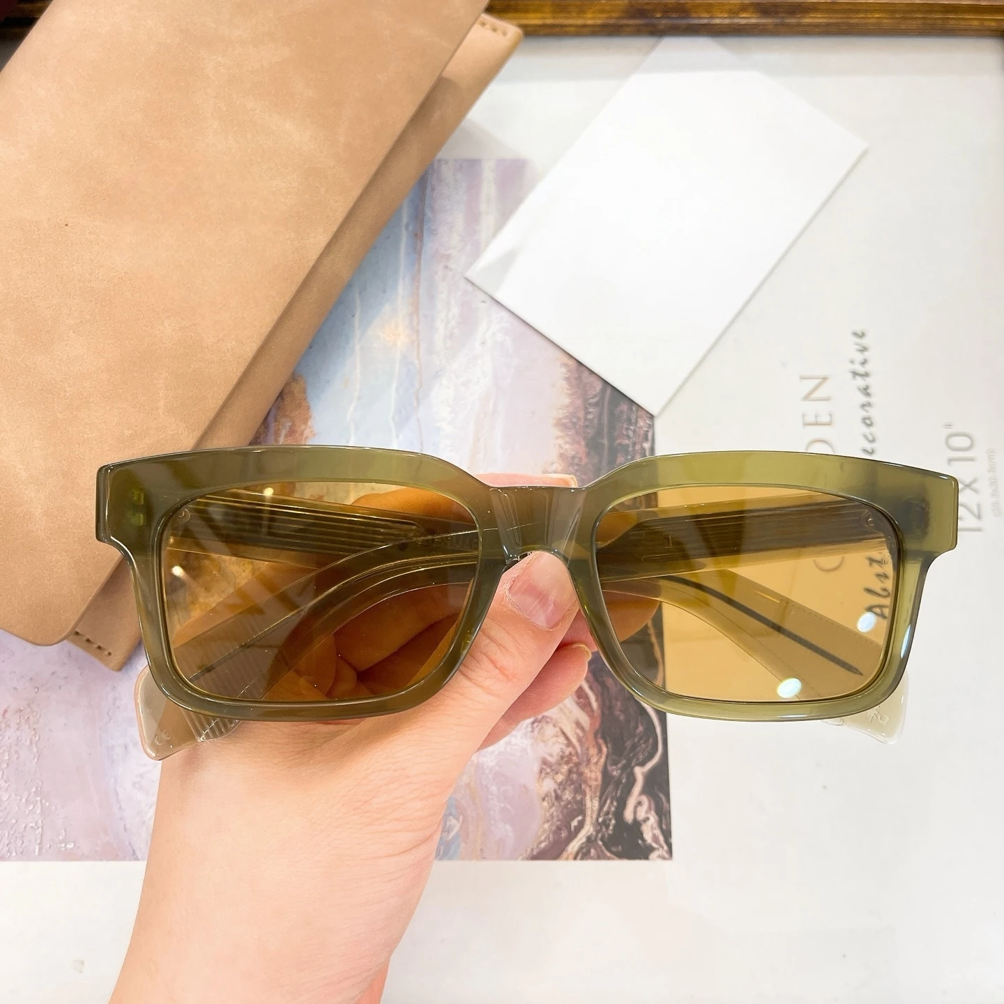 JMM уличные мужские солнцезащитные очки унисекс, деловые прямоугольные толстые ацетатные очки MOLINO 55 мм, популярные солнцезащитные очки для женщин, мужчин и женщин