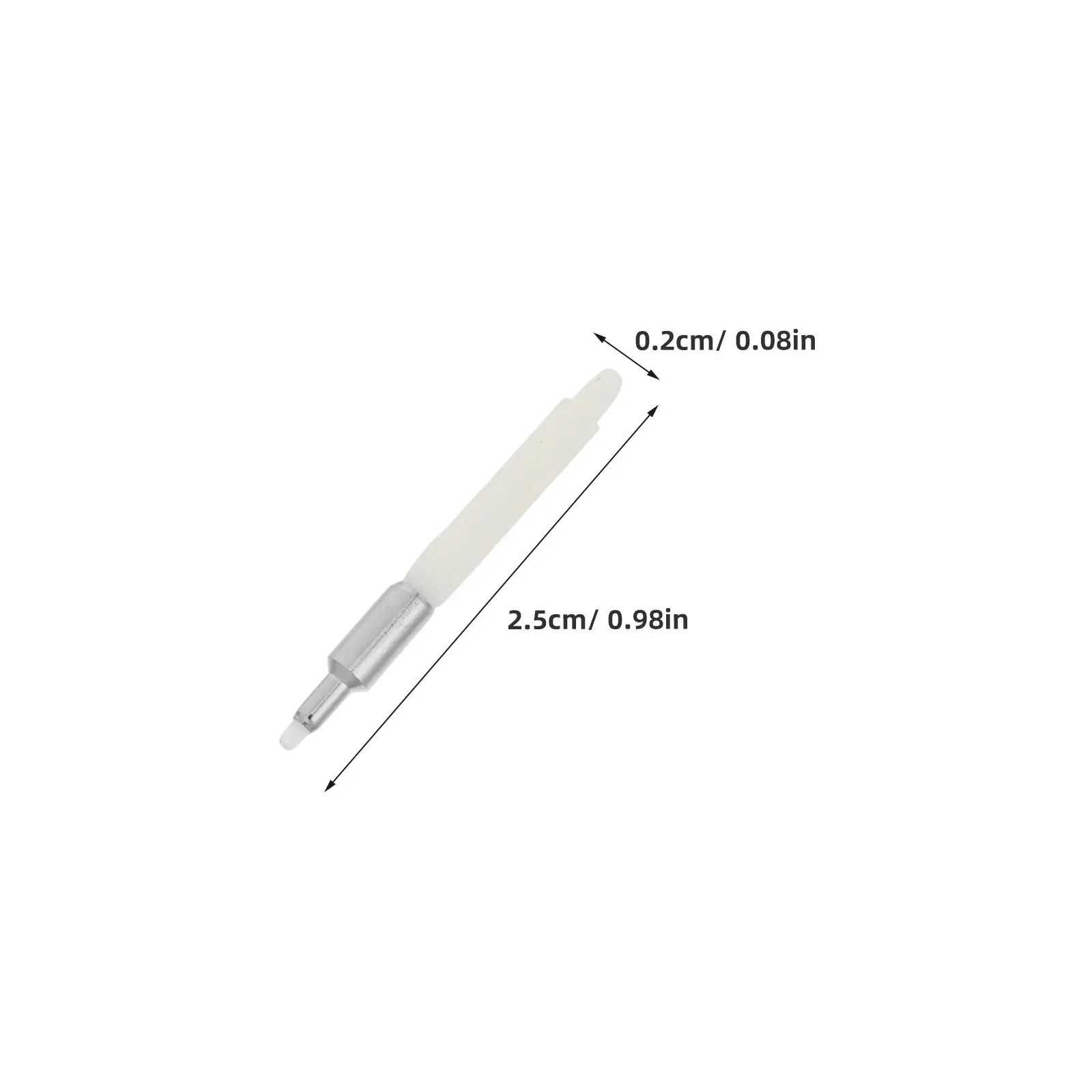 10Pcs Paint Pen Nibs Replacement Tips 0.5mm Fine Tip Refillable Marker Tips for Precise Drawing Writing Paint Supplies