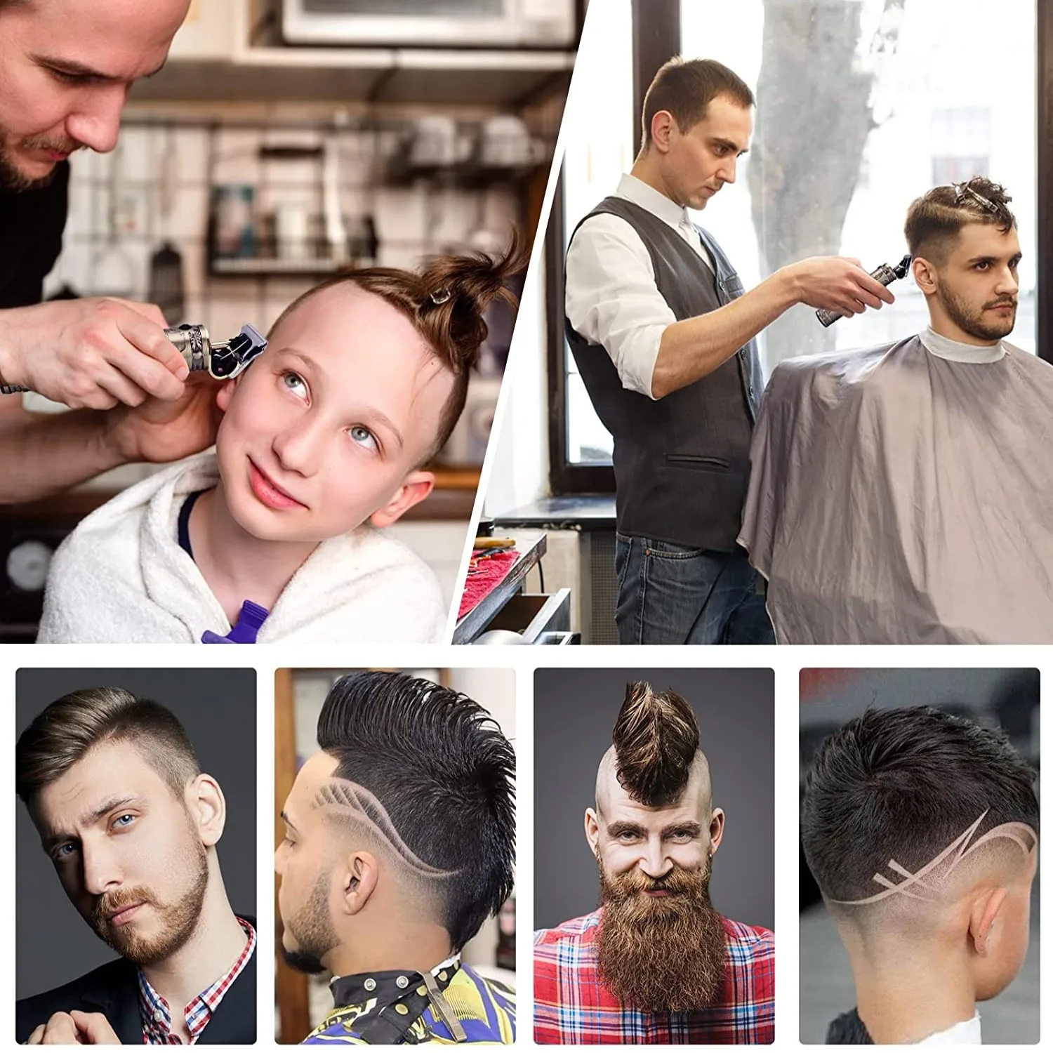 KM-032 Hair Trimmer Electric Beard Trimmer For Men Hair Clipper Hair Cutter Machine Haircut Grooming Kit