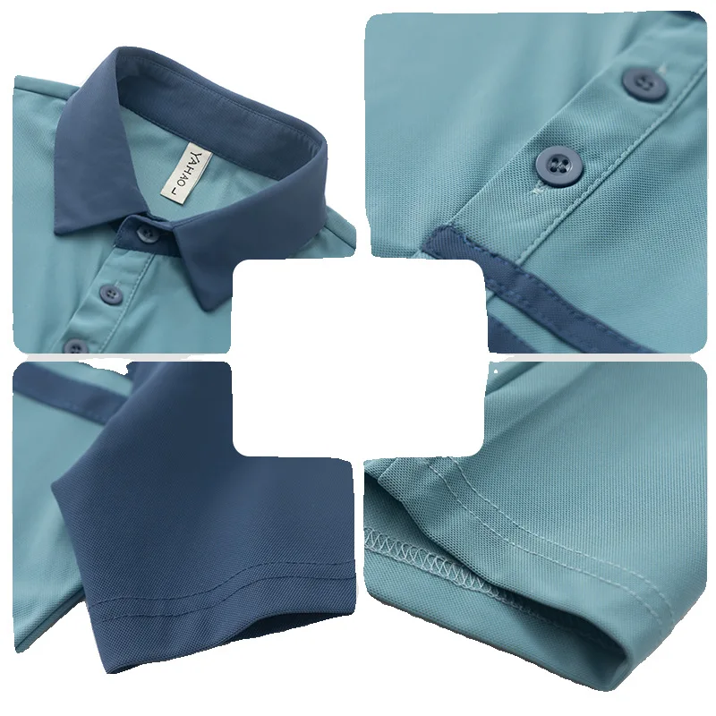 Chemise de nettoyage à col rabattu, nouveau Style, manches courtes, centre commercial de propriété, maison d'hôtes, uniforme du personnel de nettoyage de la chambre, été pour hommes C