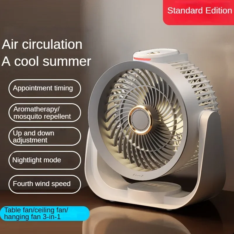 Mini Fan Office Desktop Air Circulation Fan Usb Electric Large Air Power Portable Cooling Fan