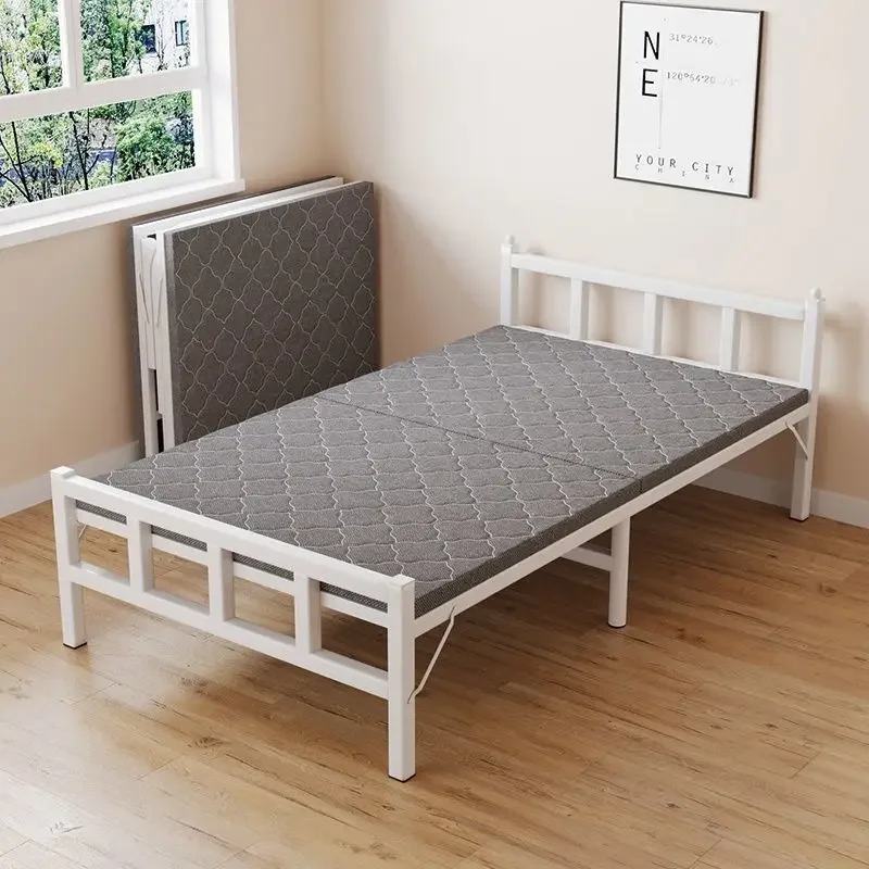 AOLIVIYA Rollaway Bed Single Home Office Portable Rental Room Simple Extra Bed Dormitory Lunch Break Bed