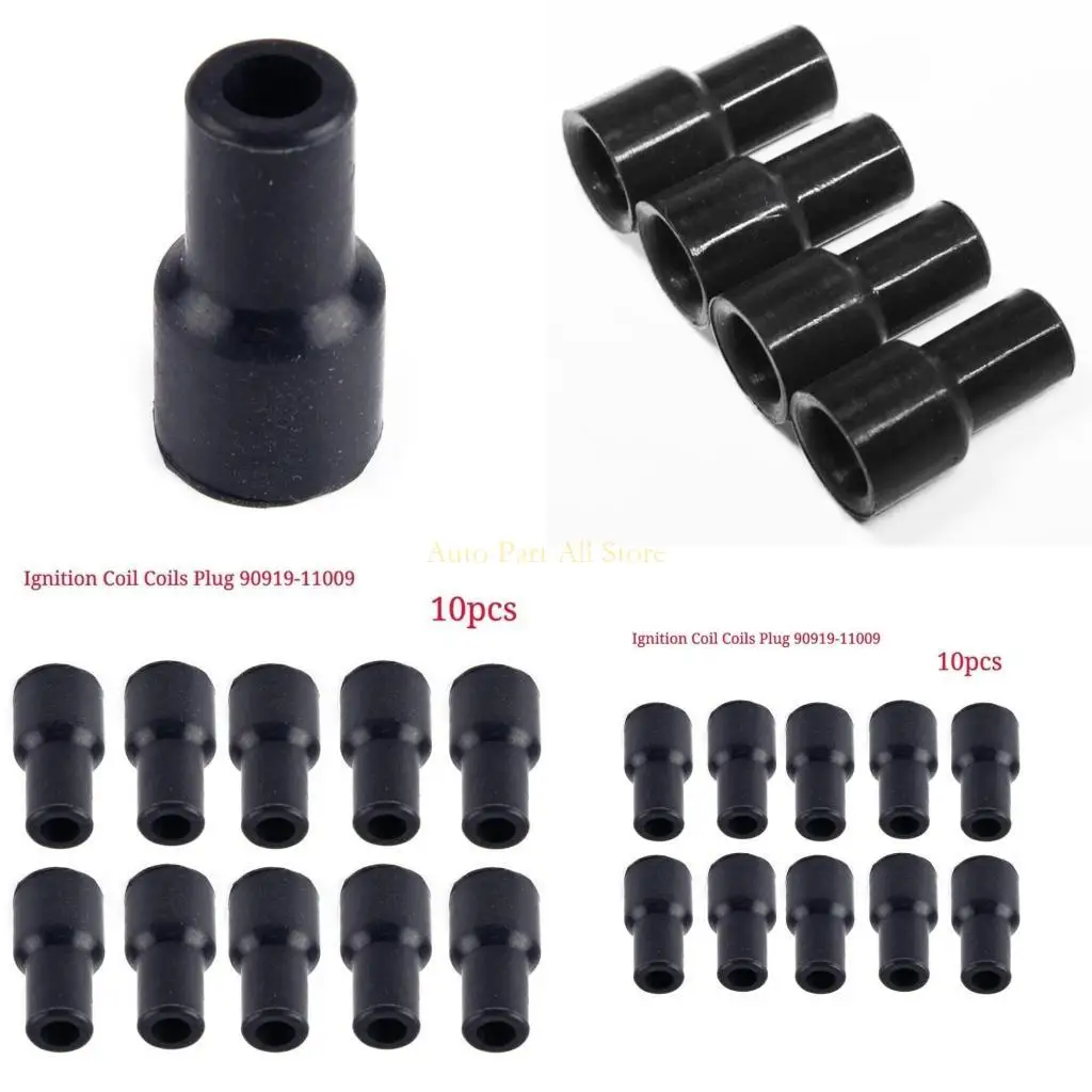 

J0MA 10pcs Plugs Ignition Start Coils Plug Cover Rubber 90919-11009 90919 11009