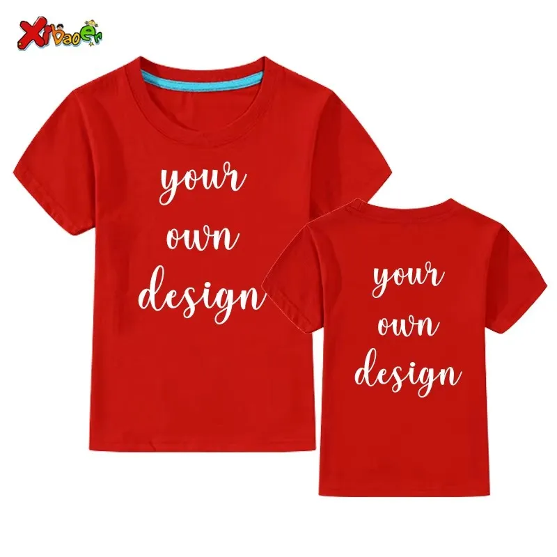 Custom long sleeves Shirt Kids Personalized photo Shirt Children Tshirt name clothing Girl Boy shirt  Toddler logo Design Shirt