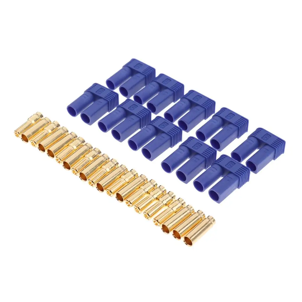 新品耐久性のある 5 ペア EC5 5mm バナナプラグメスオス RC ESC LIPO 用