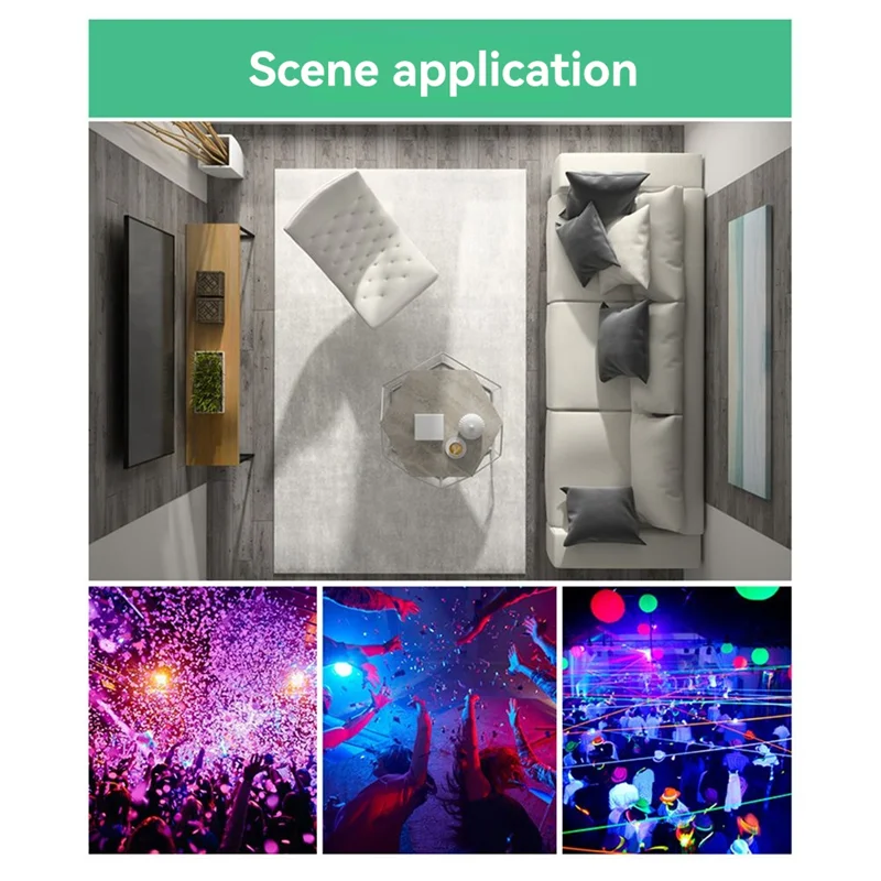 New!25W E27 RGB LED Light Bulb 16 Color Smart For Room Garden Garden Party Lamp With Remote Control Dimmer True White