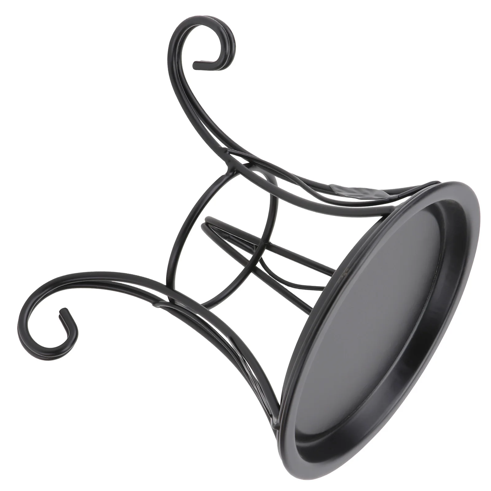 

Mini Small Pot Stand Plant Holder Indoor Outdoor Balcony Metal Flower Decor Succulent Plant Display