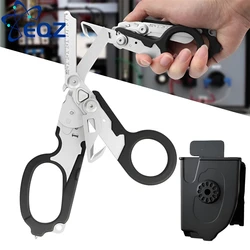 Tactical Mini Emergency Response Rescue Scissor Raptors Shears Portable EMT Folding Scissors Outdoor Survival First Aid Kit Tool