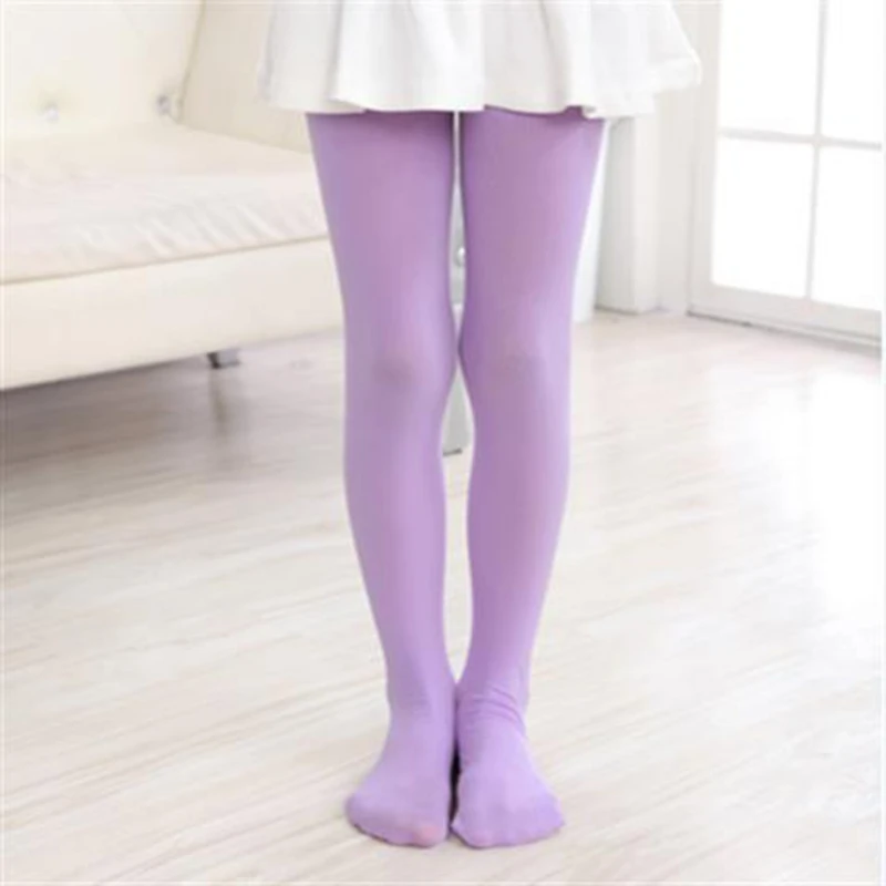 Ballet Dance Pantyhose For Children Girls Summer Spring Tight Elastic Toddler Leggings Solid Color Velvet Kids Dance Pantyhose