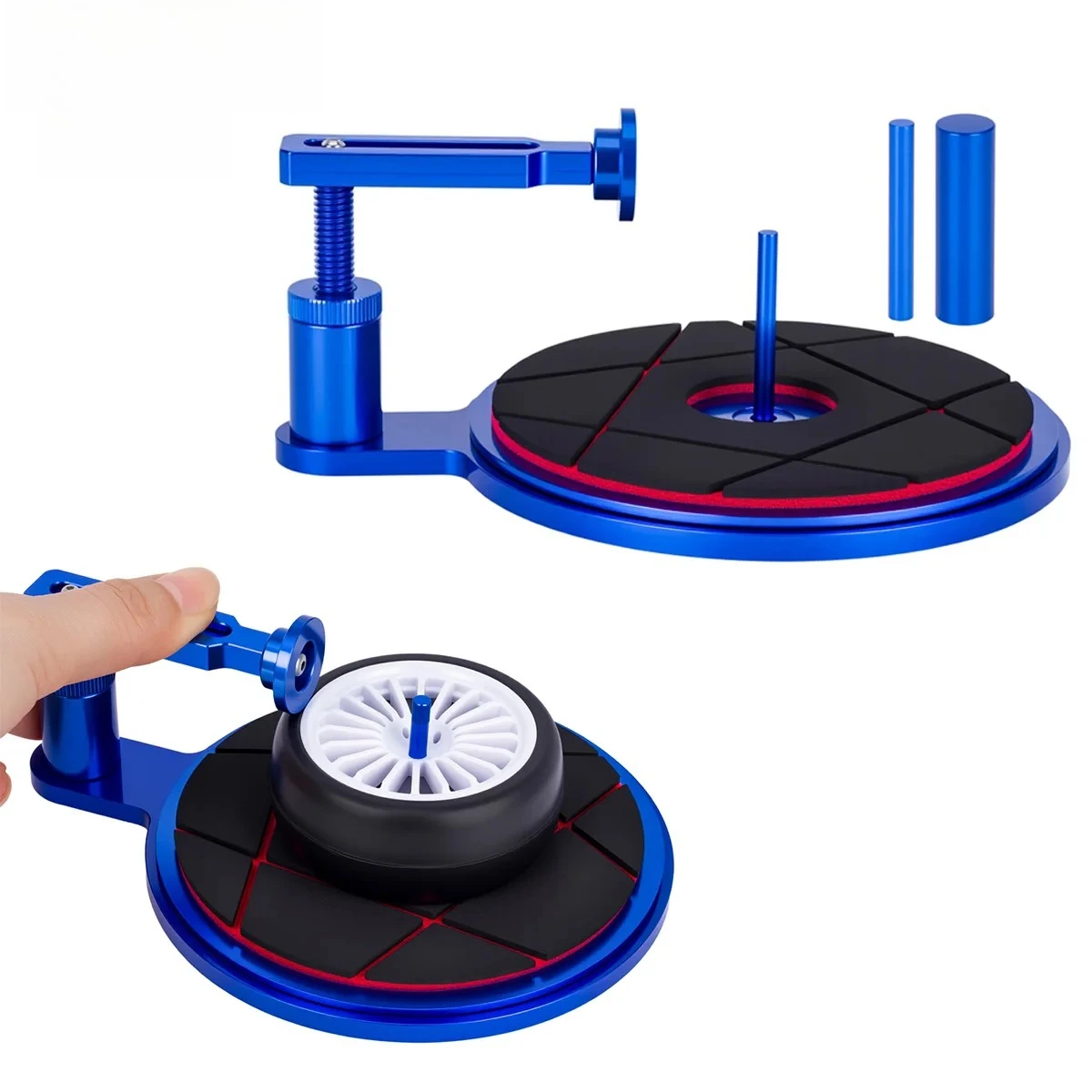 Tool Rubber Tire Mounting Glue Tools RC Car Wheel Tire Cementing Helper  for 1/8 1/10 On-Road/Off-Road/Drift Car Upgrade Parts