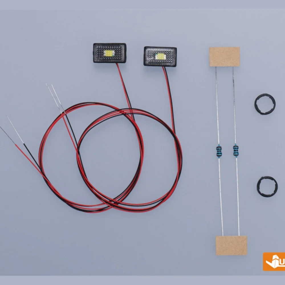 ضوء الذقن الجانبي لشاحنة مقطورة تاميا 1/14 770s نموذج Led Cbd-06f أجزاء نموذج سيارة لعبة [Tw]