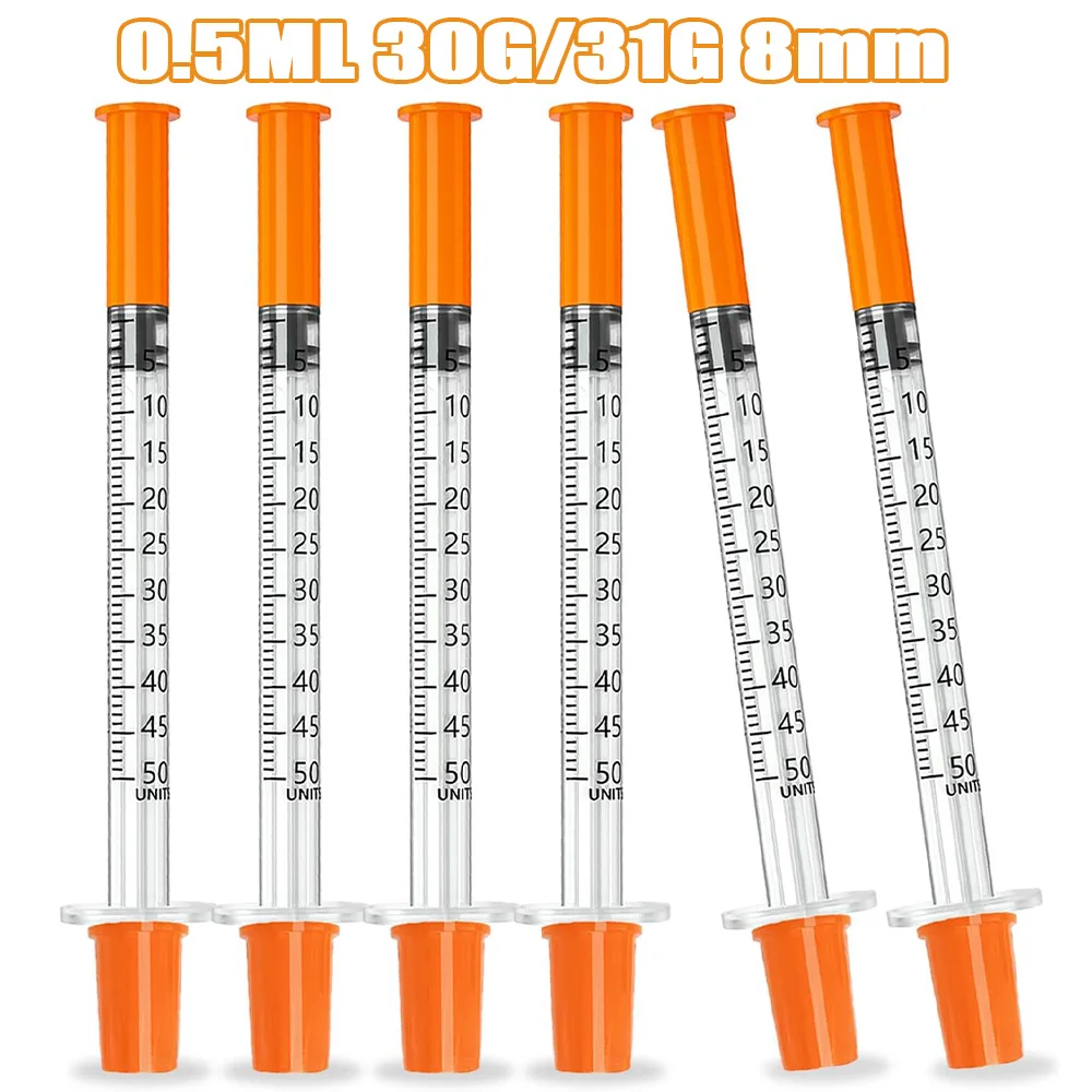 0.5ml 30G/31G 8mm Liquid Measuring Dispenser, Individually Packaged, for Laboratory and Industrial Use Only
