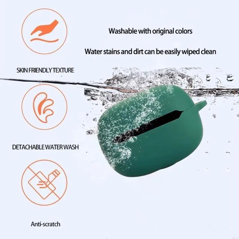 "Black Shark Phoenix Ear Clip Case Silicone Shockproof Cover (Waterproof/Anti-Scratch)"