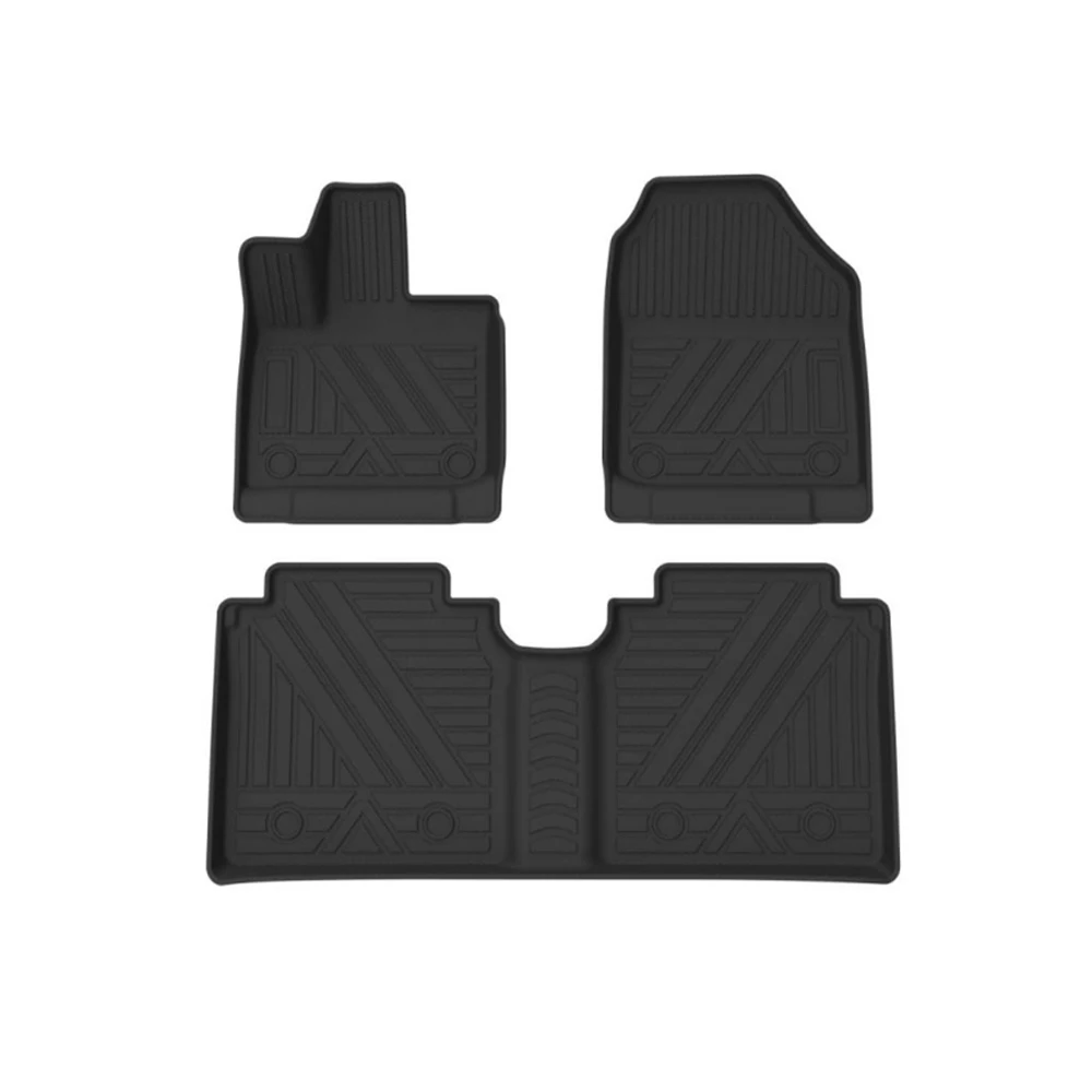 

For XPENG P5 2021-2022 Non Toxic TPE Car Floor Mats The Left Driving Eco-friendly Odorless Car Floor Pads Carpet