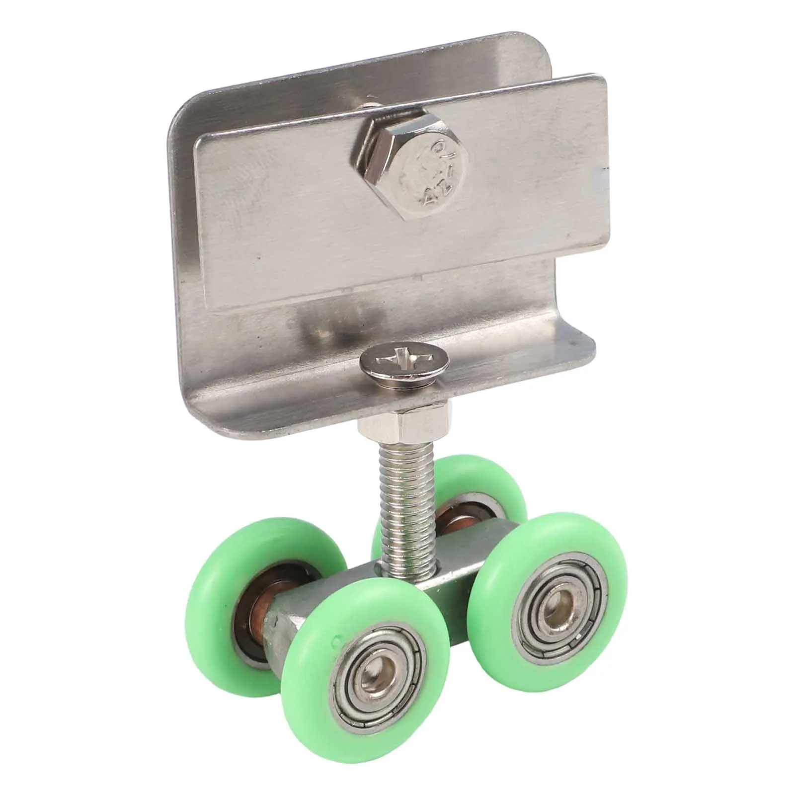 

Комплект роликов для раздвижных дверей душевых кабин 124x, из нержавеющей стали, с четырьмя колесами, с винтами и зажимами, для стеклянных и складных дверей