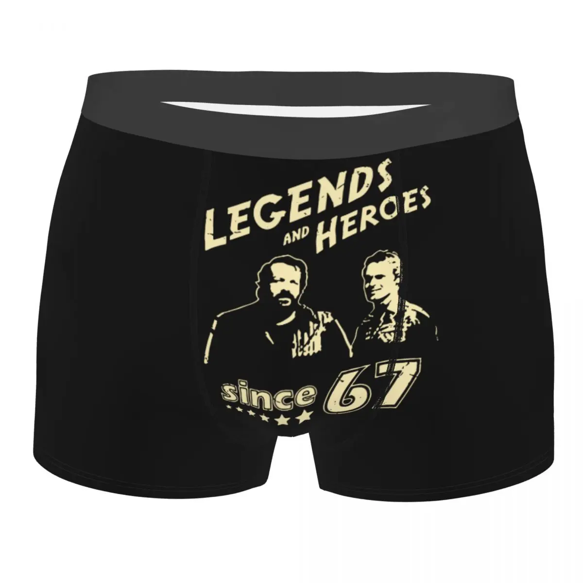 

Мужские трусы-боксеры, короткие трусики-шорты Bud Spencer Legends And Hero Since 67, дышащее нижнее белье Terence Hill, мужское сексуальное нижнее белье