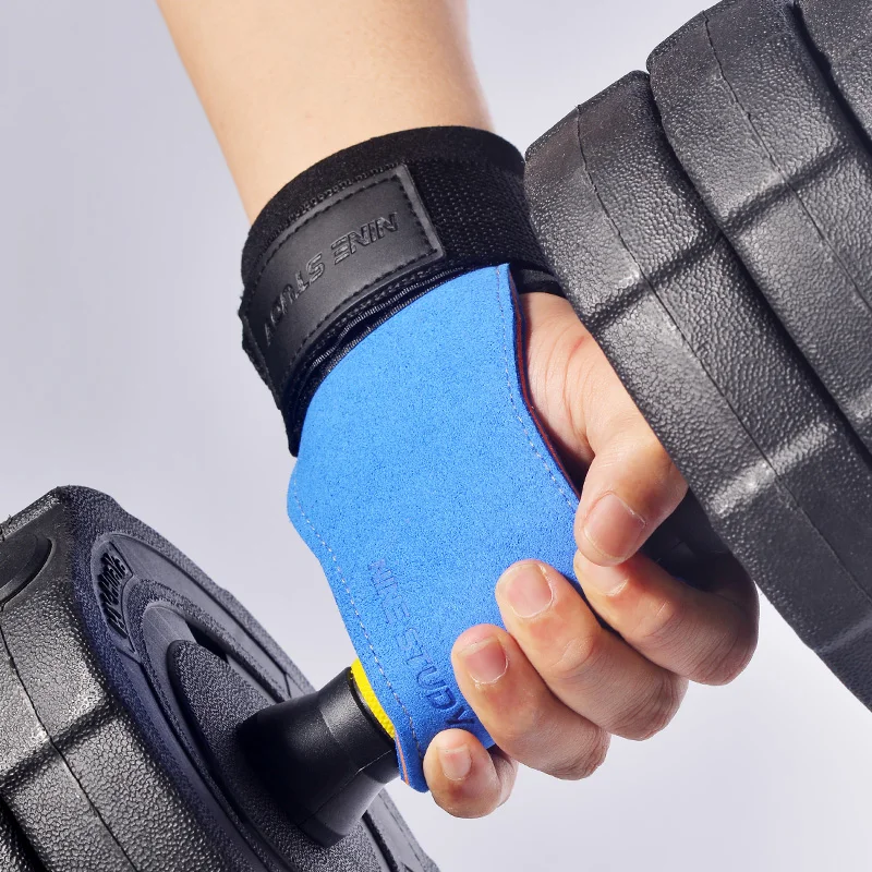 Gym Grips Palm Guards Superfiber Palm Protector  Weightlifting Gymnastics Workout Gloves Grips Fitness Training Equipment