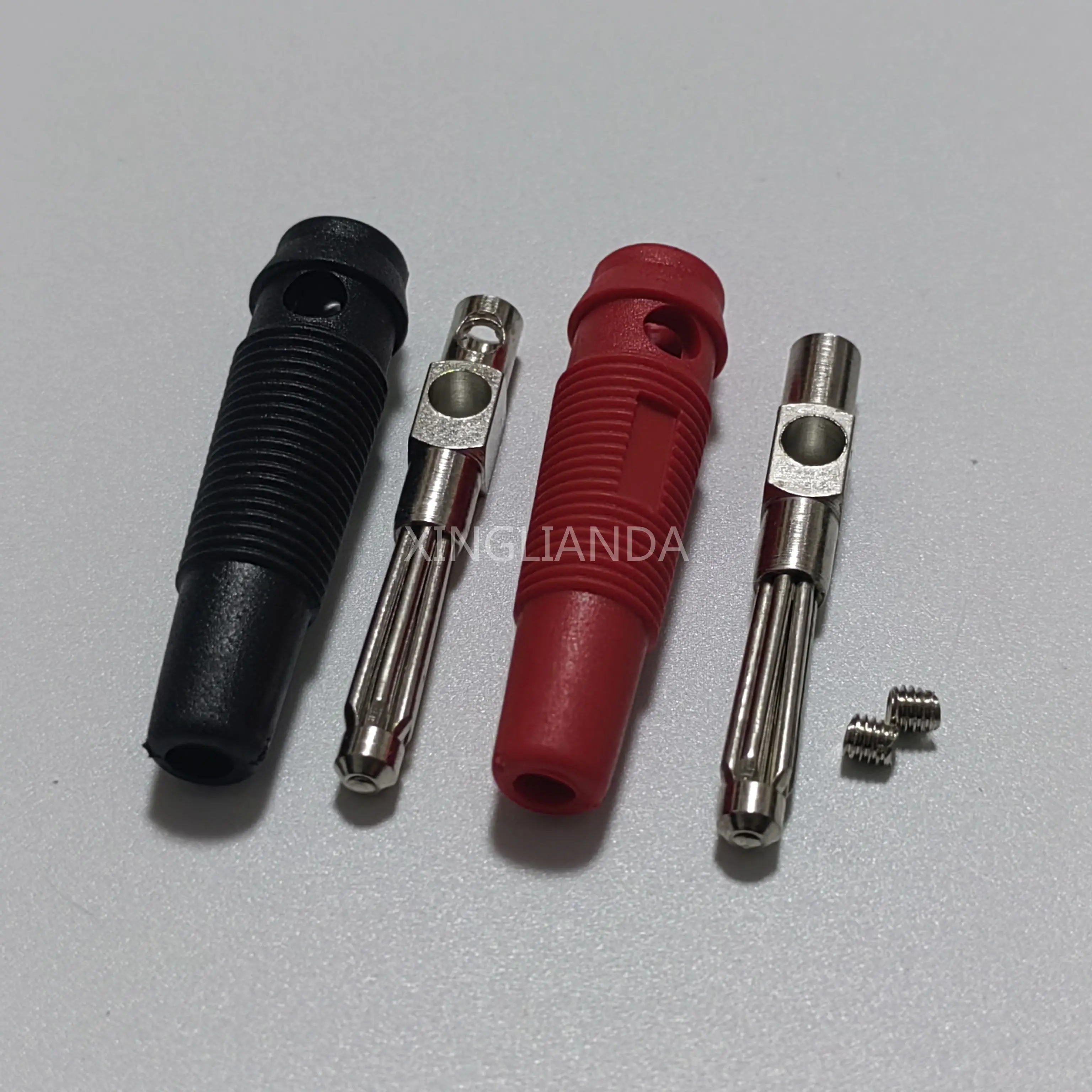 5PCS 4mm Banana high current and high voltage 32A plug speaker wire solderless 7 Stitches Connector