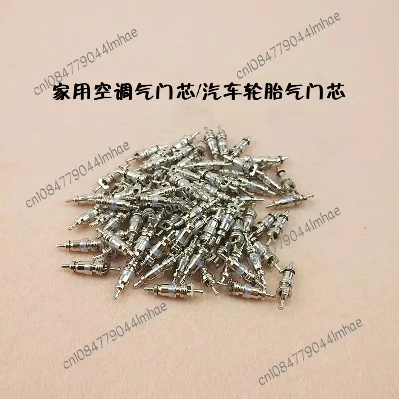 50 pieces High Quality New Household Air Conditioner Valve Core All Copper Electroplated Chrome