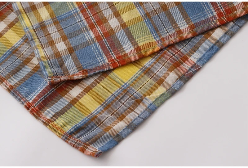 กระโปรงผู้หญิง ลายตารางสีรุ้ง หวานซ่อนเปรี้ยว ขอบลูกไม้แบบไม่สม่ำเสมอ ดีไซน์ชิ้นเดียวผูกโบว์