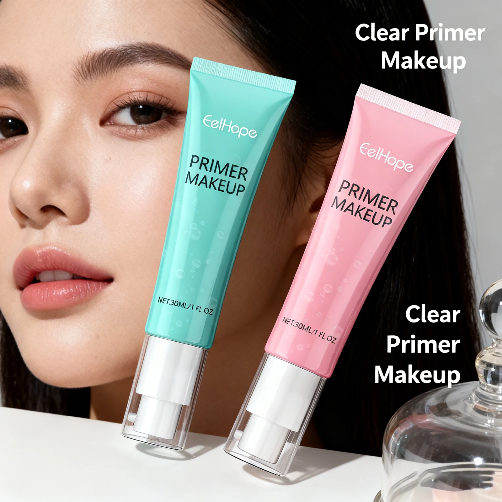 Crema aislante de maquillaje con imprimación transparente, modificación hidratante del tono uniforme de la piel, corrector Natural de larga duración, cuidado de la piel, mate suave