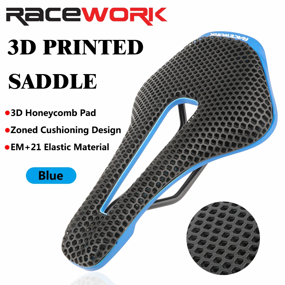 

RACEWORK mountain bike 3D printing honeycomb cushion structure hollow, suitable for mountain and road vehicles