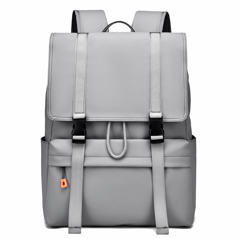 

Grey men's backpack, 15.6-inch men's laptop backpack with computer compartment, computer bag