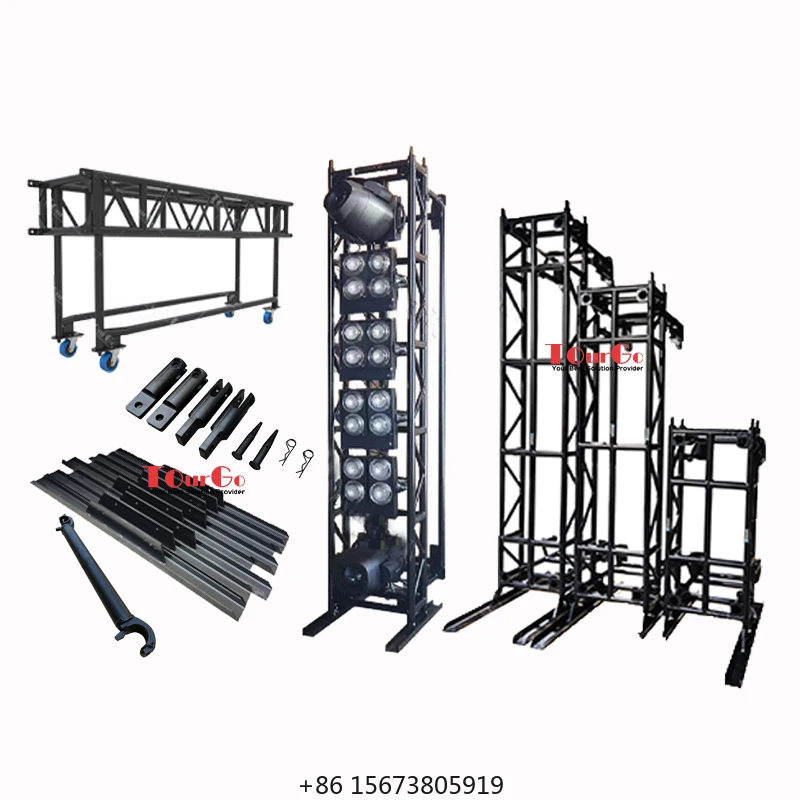 DJ Stage Event Concert Aluminum Lighting Truss Double Hung Touring Stage Pre Rig System for for Moving Head Lights