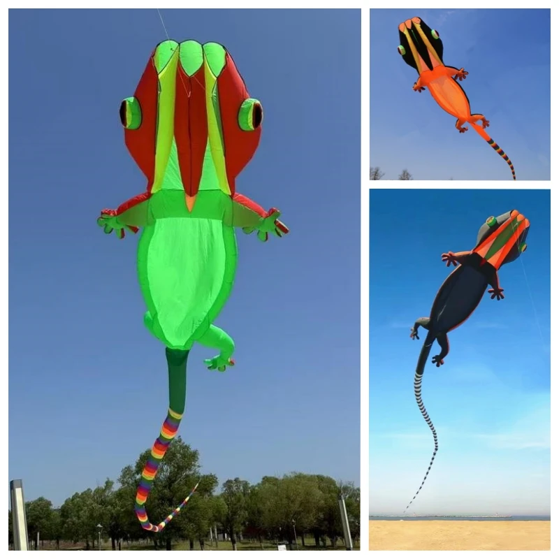 

Large 14m gecko kites flying professional wind kites soft kites paraglider wing giant animal kite wind kites for seniors Tripod