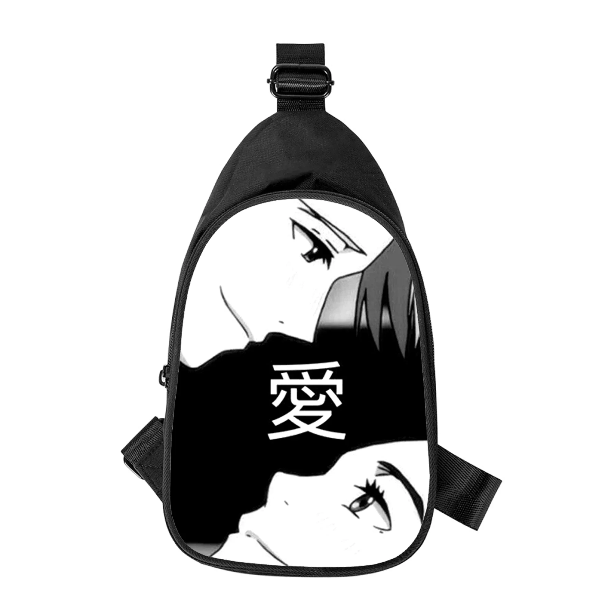 Anime Yuri auf Eis 3D-Druck neue Männer Kreuz Brusttasche diagonal Frauen Umhängetasche Ehemann Schule Hüft tasche männliche Brust packung