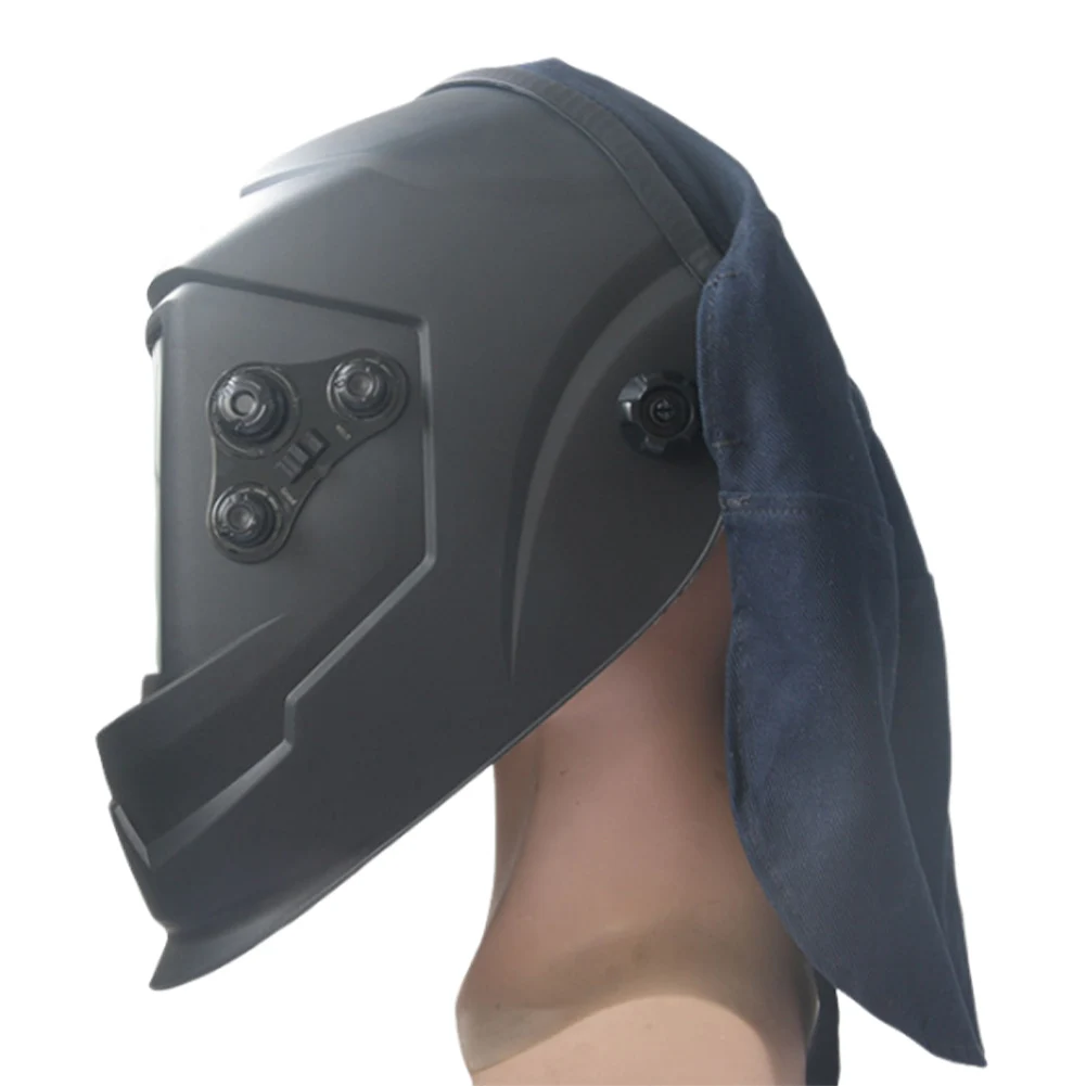 Wraparound Welding Helmet Head Wrap Anti-Burn Welding Helmet Rear Extension Cover Anti-Backlight Interference Welding Protection