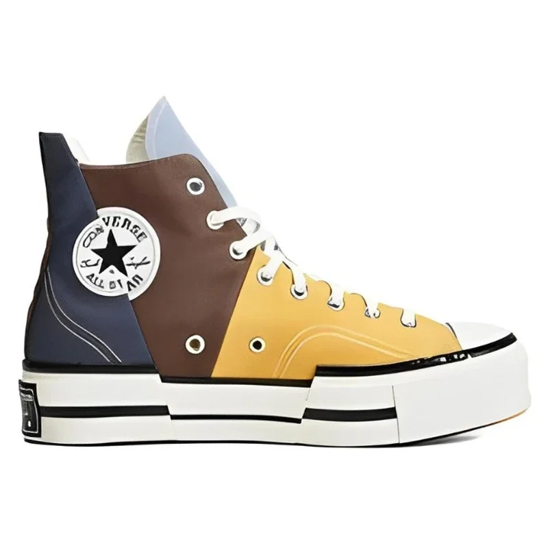 Converse Chuck Taylor All Star 70 Hi Plus Squirrel Chocolate Мужская и женская парусиновая повседневная обувь Дышащие спортивные кроссовки для скейтборда