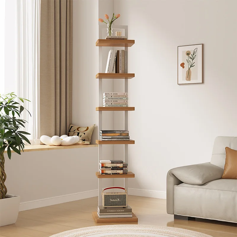 #Invisible bookshelf narrow floor living room simple baffle bookcase home sofa corner hidden bedside book rack