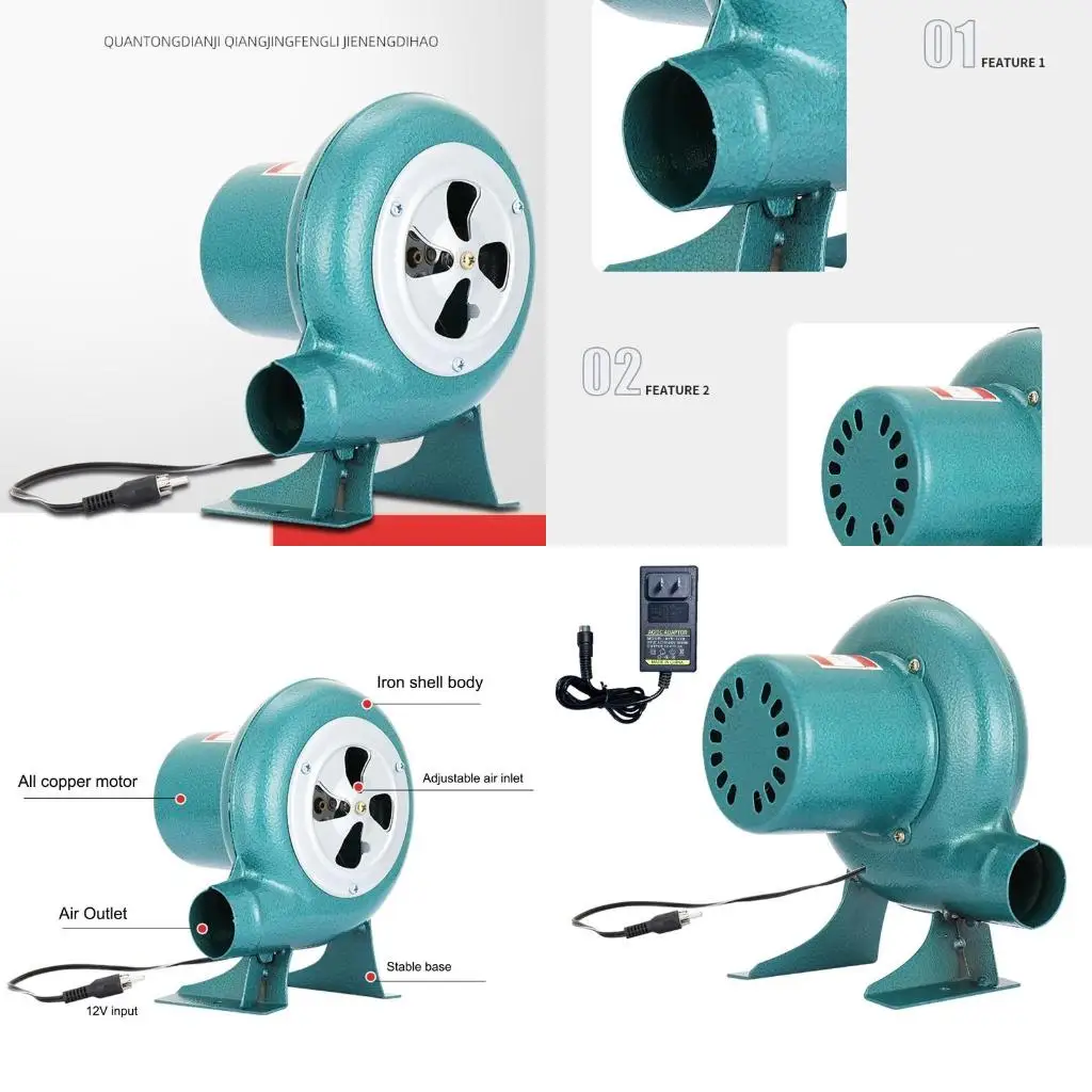 

Вентилятор для барбекю, портативный вентилятор для барбекю, AC100-240V, регулируемая скорость, 2800R, вентилятор для барбекю, высокое качество, новогодний подарок