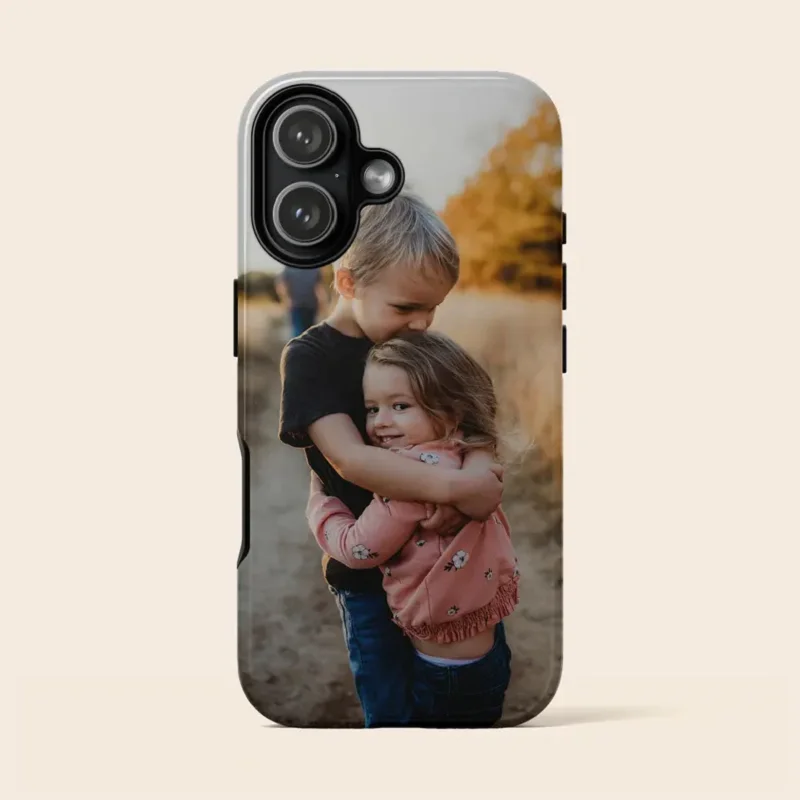 

For iPhone 17 16 16e 15 14 13 12 11 Pro Max Personalized Family Picture Phone Case Custom Photo Grandparents Gift