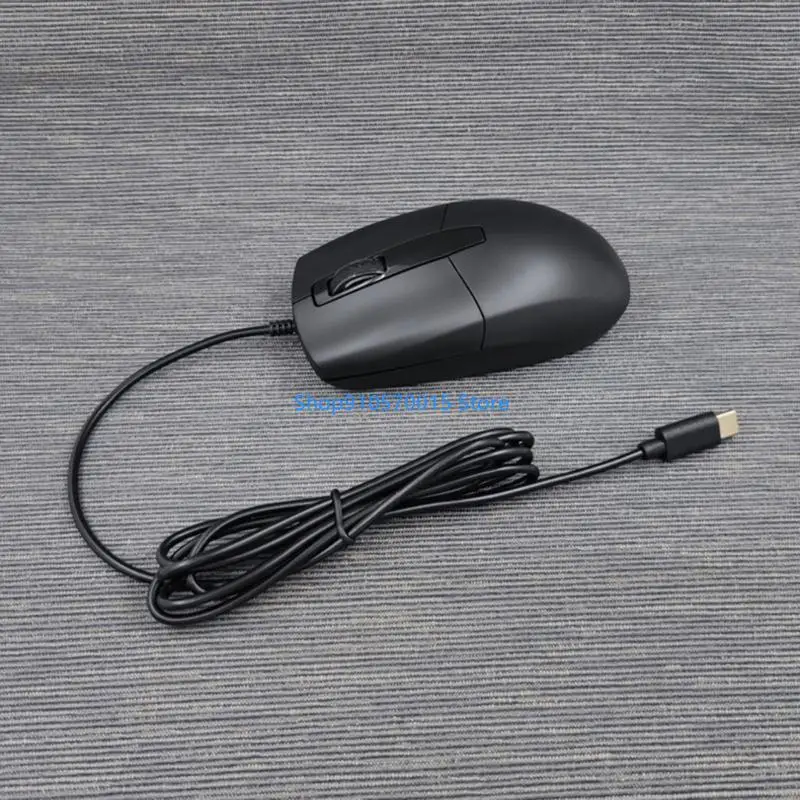 B95C Portable Type C Optical Mouse 3 Button Control Accurate Cursor Movement 1000dpi HighPrecision