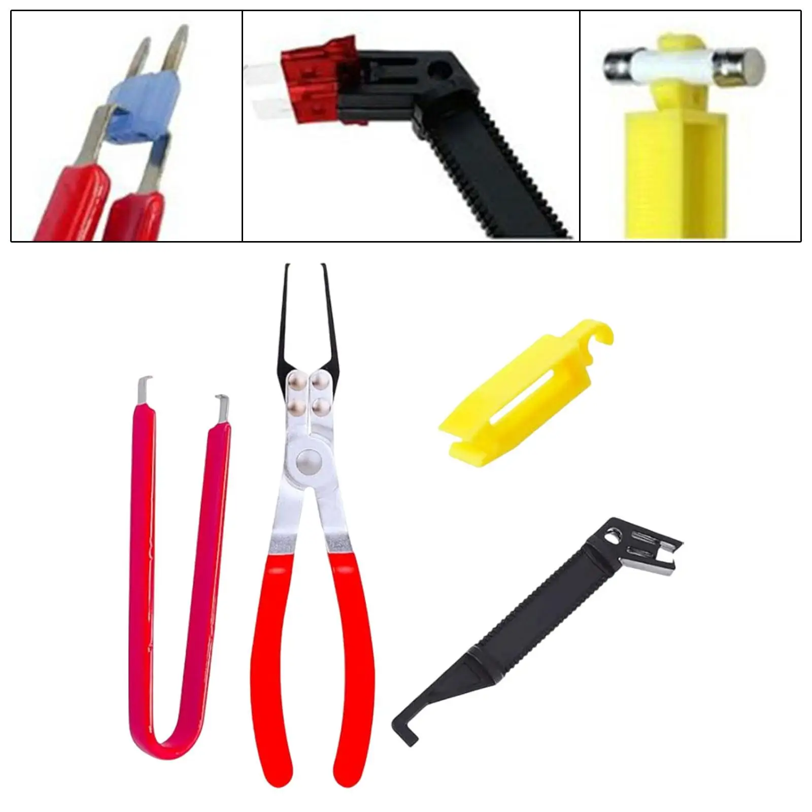 

Relay Puller Pliers Fuse Puller Pliers Easy to Use Multi Purpose Automotive Relay Fuses Puller Tool Accessories Spare Parts