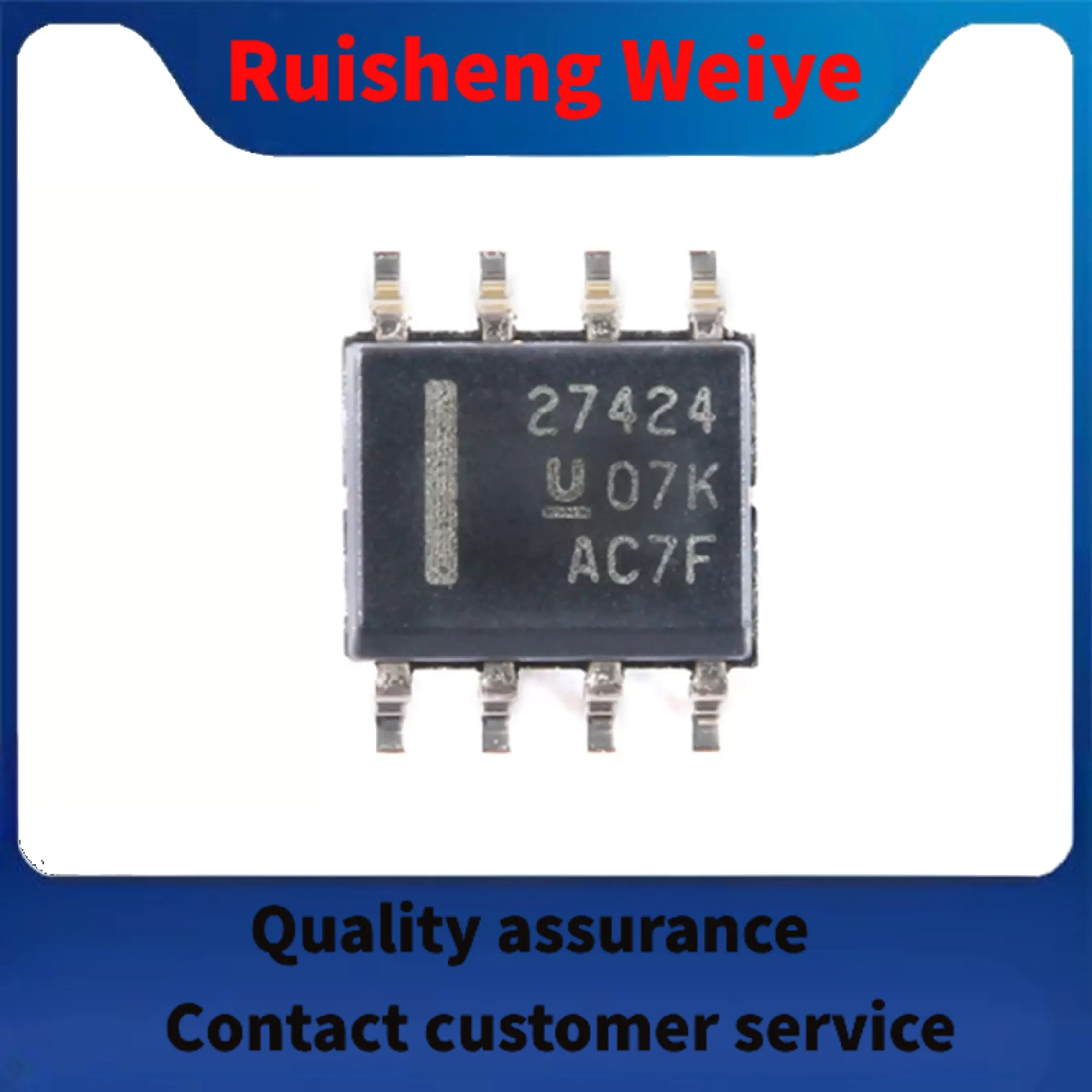 

UCC27424DR Silkscreen 27424 Package SOP-8 Gate Driver Chip IC SMD