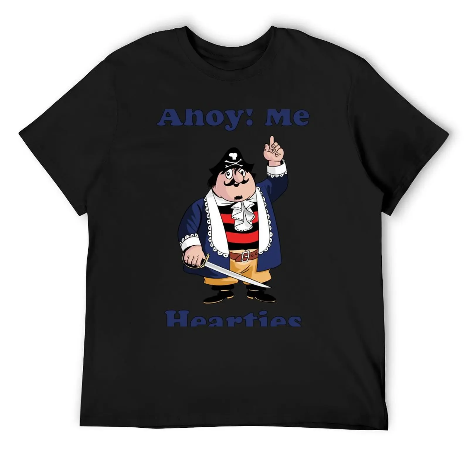 

Pirate Pugwash - Ahoy Me Hearties T-Shirt baggy shirts blacks mens white t shirts