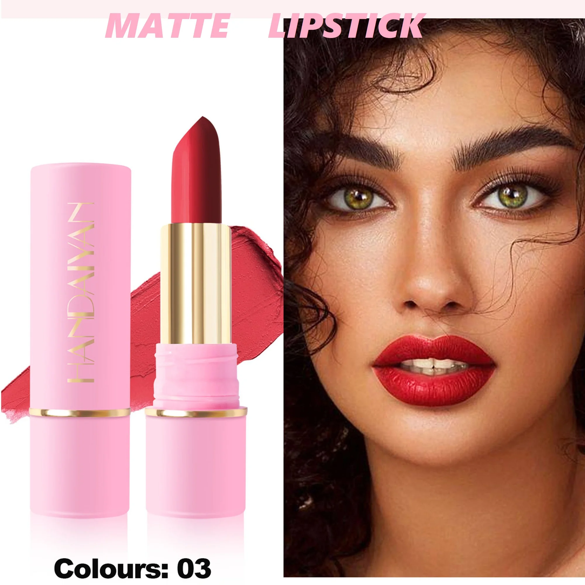 Lápiz labial maquillaje labial para mujer, barra de labios impermeable, Cosméticos Sheglam hidratante, lápiz labial mate de terciopelo, productos de maquillaje