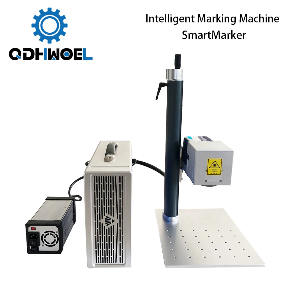 

QDHWOEL 20-30W Fiber Laser Intelligent Marking Machine SmartMarker for Marking Metal Stainless Steel