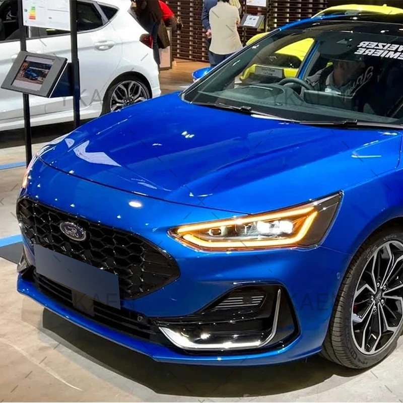 Gelb Weiß DRL LED Boards Chips Für Ford Focus MK4.5 ST 2022-2024 Rot Bernstein Rot Angel Eyes LED Scheinwerfer Tagfahrlicht