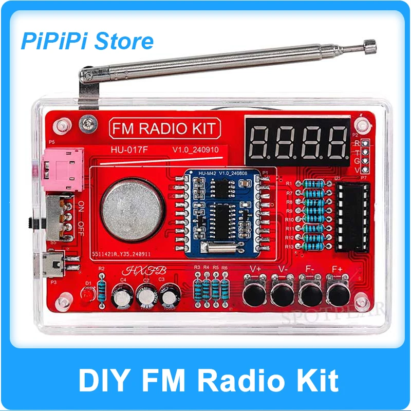 

FM Radio assembly DIY kit STEM Educational soldering Project for Beginners & Adult