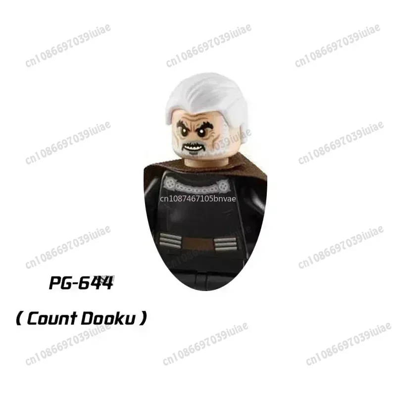 Star Wars Darth Vader Count Dooku Obi-Wan Han Solo Robot Figure Toy Bricks Assembling Doll Building Blocks Birthday Present