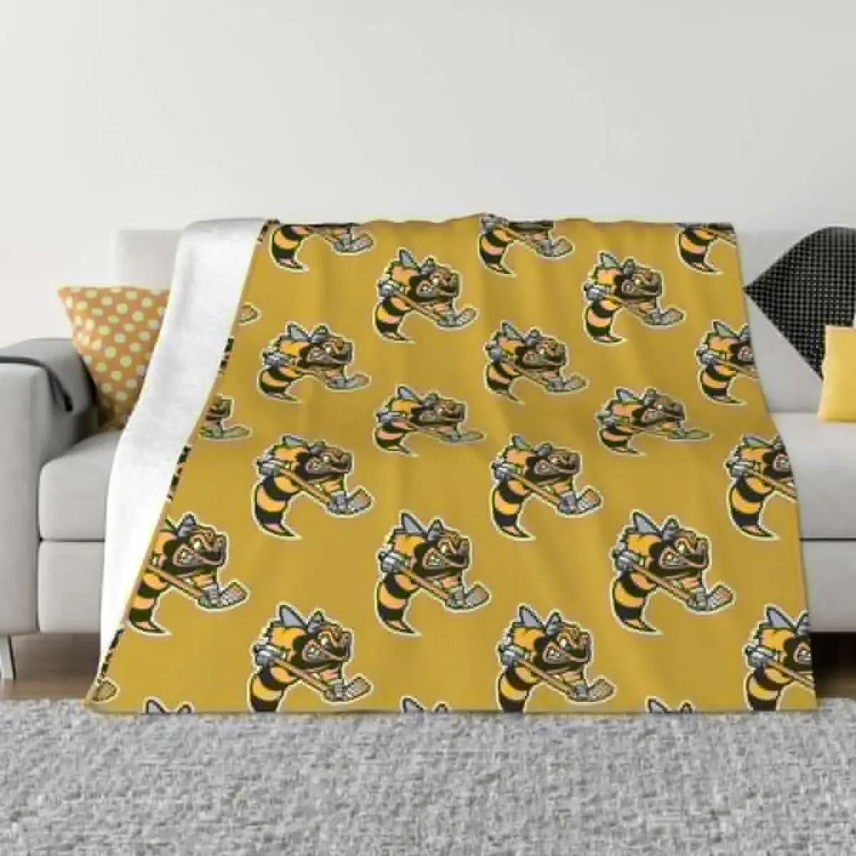 Sarnia Sting Throw Blanket Cute Plaid Sleeping Bag Decorative Beds wednesday Blankets